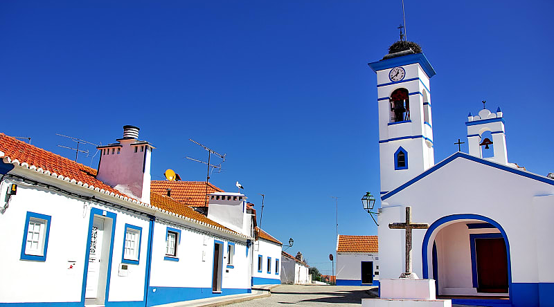 Santa Susana village in the Alentejo region in Portugal