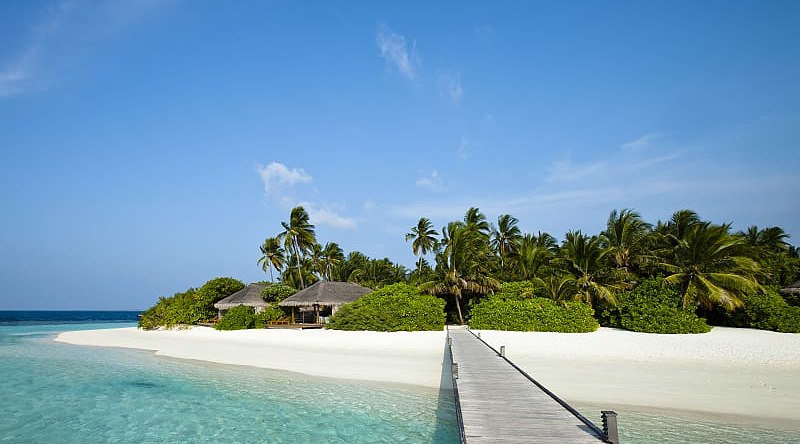 Tropical beach in Fiji
