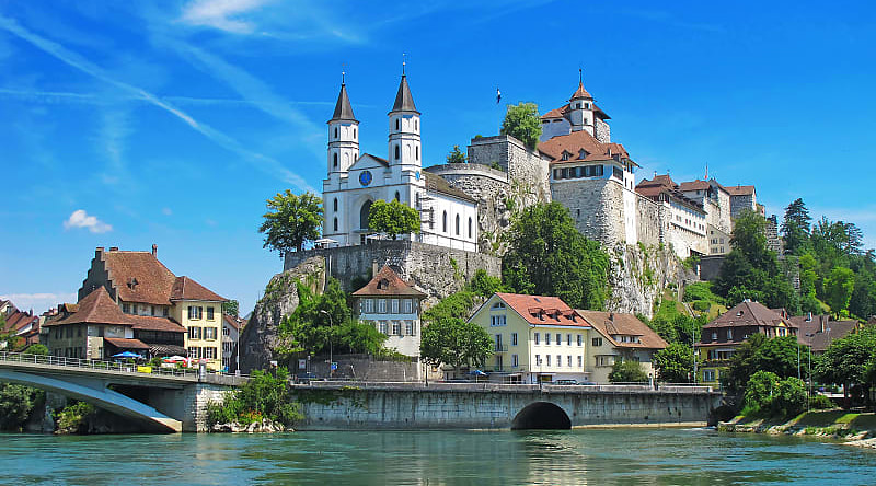 Aarburg Castle near Zurich, Switzerland
