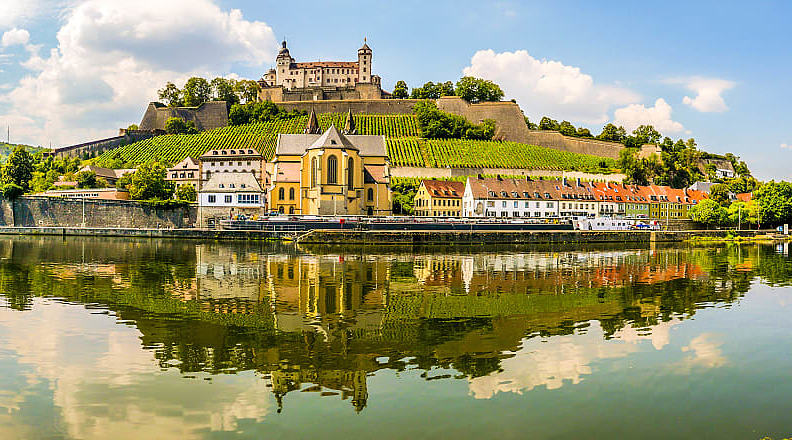 Marienberg Castle in Würzburg, Germany