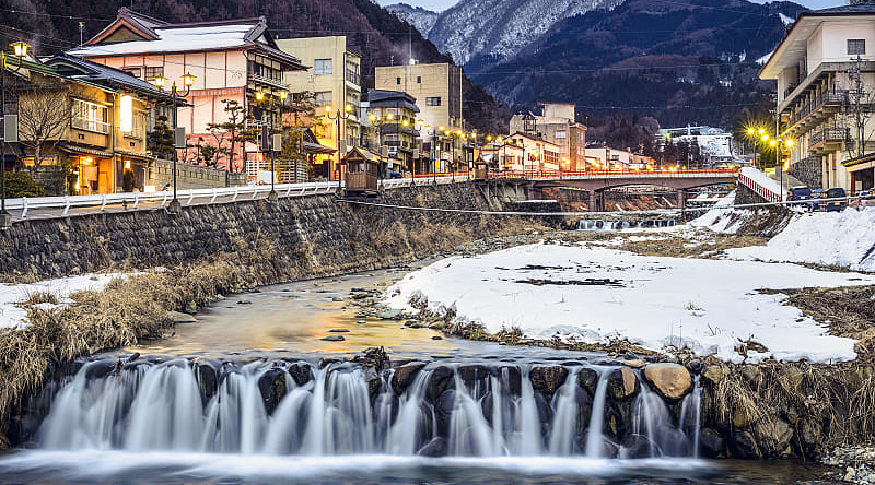 Shibu Onsen in Nagano, Japan