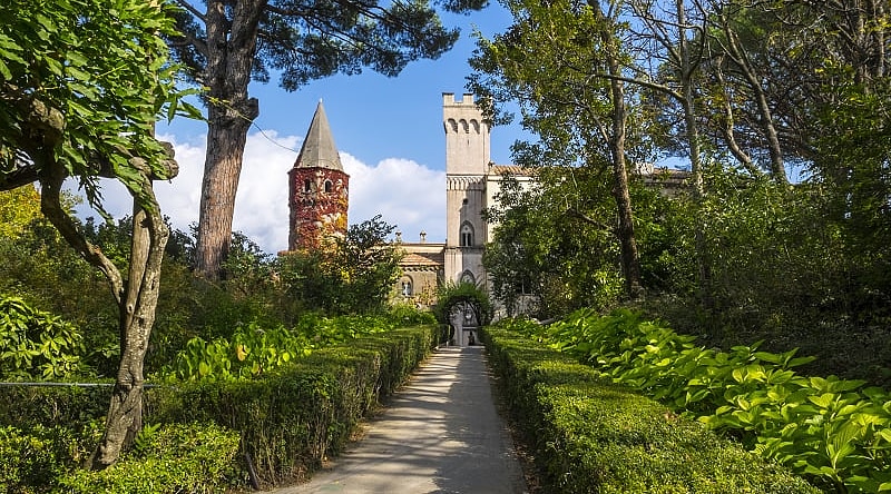 Villa Cimbrone gardens in Ravello on Italy's Amalfi Coast
