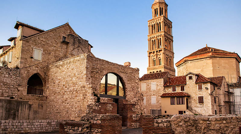 Diocletian's Palace in Split, Croatia