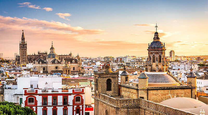Seville skyline, Spain