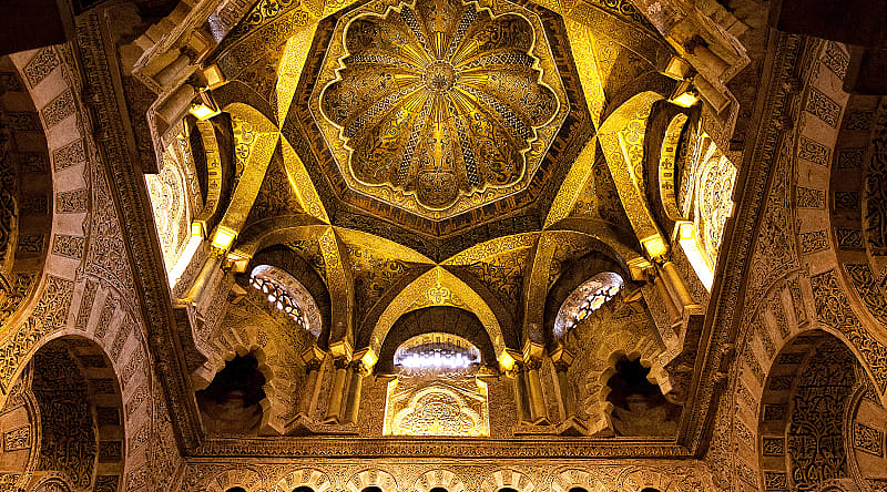 Dome in the The Mosque–Cathedral of Córdoba