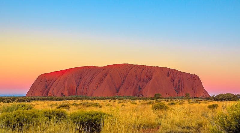 Ayers rock in Australia