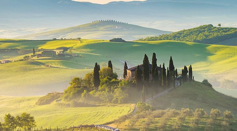 Beautiful landscape in Tuscany, Italy
