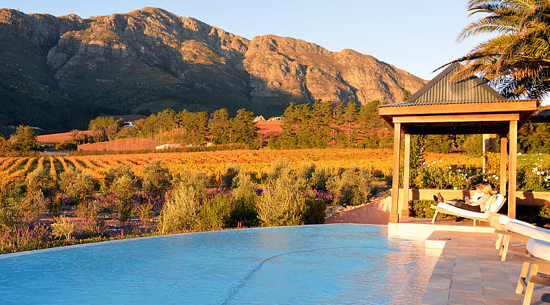 Cape Winelands in South Africa