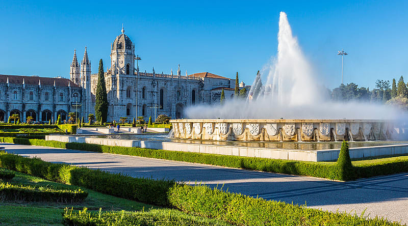 Jeronimos Monastery is one of the most beautiful places in Lisbon.