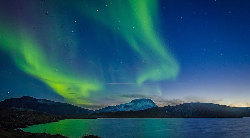 Northern lights in Sweden