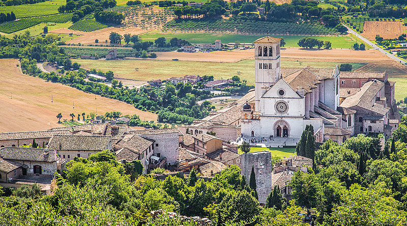 St. Francis of Assis Basilica in Umbria, Italy