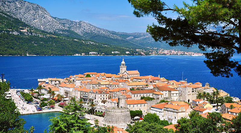 Korcula Island in Croatia