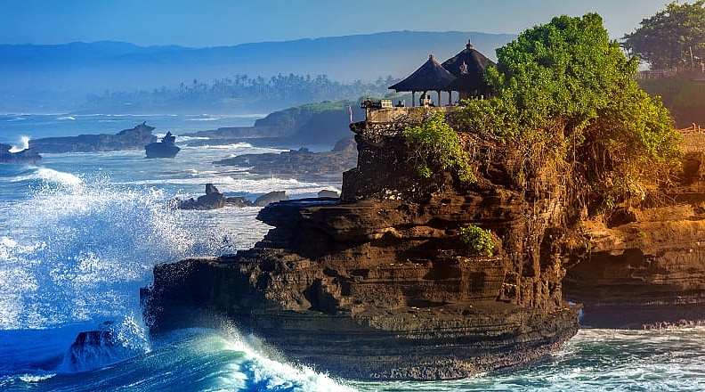 Tanah Lot Temple on Bali island, Indonesia