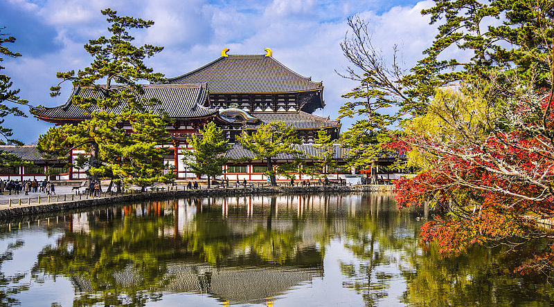 Todaiji Temple in Nara, Japan