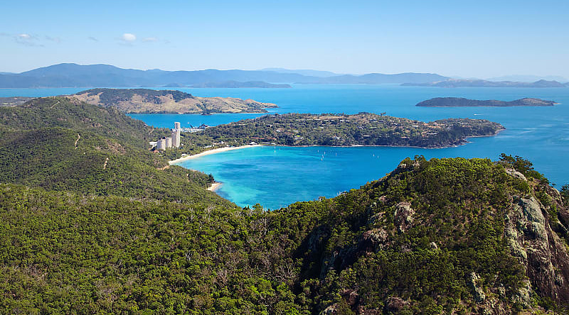 Hamilton Island resort in Queensland, Australia