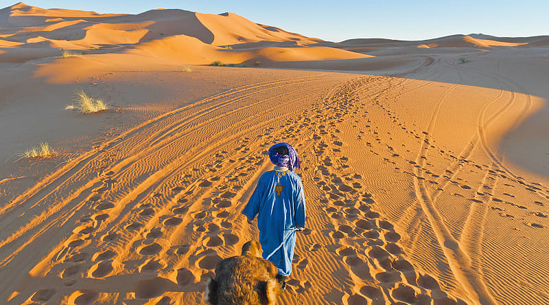 Sahara desert in Morocco