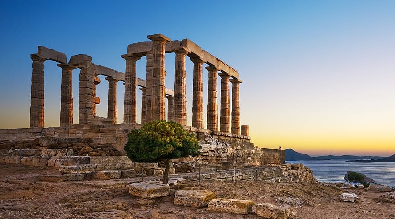 Bask in the mythos and magic of the sea and sun as you cherish an Athenian sunset at the Temple of Poseidon