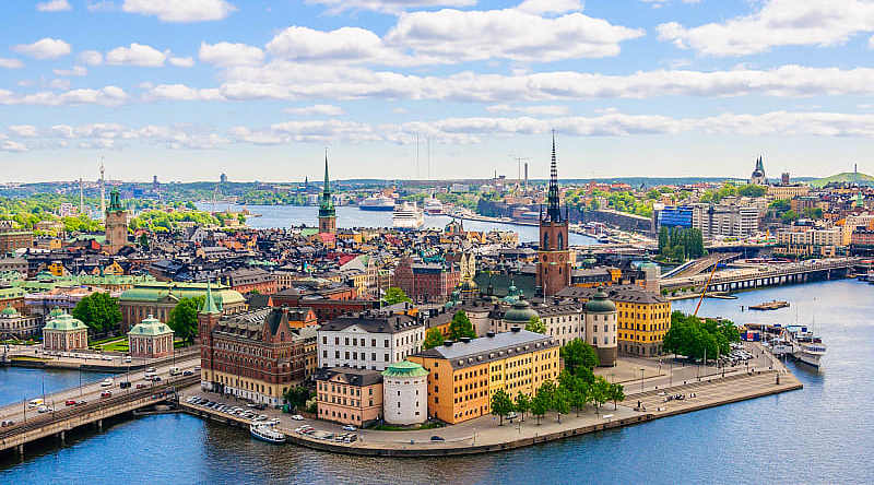 View of Gamla Stan in Stockholm, Sweden
