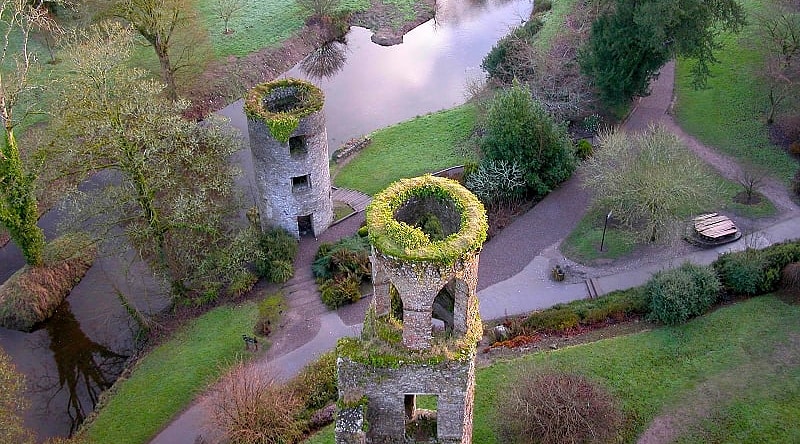 Walk around Blarney Castle to kiss the legendary Blarney Stone in Ireland