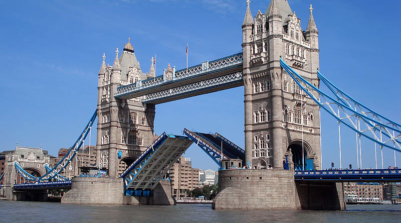 Tower Bridge in London, England