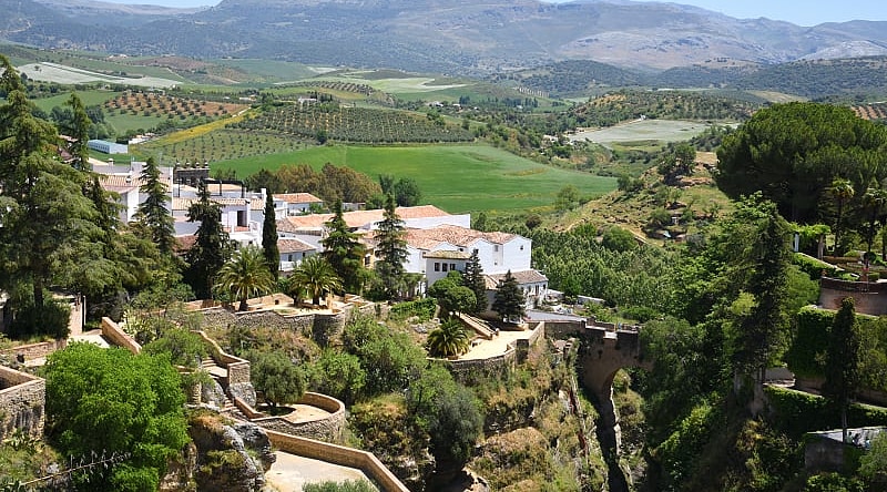 Ronda in Spain is a city hovering over an abyss, one of the most beautiful places in the country.