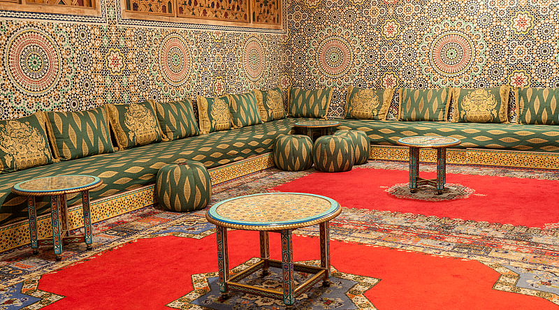 Moroccan Riad decorated in Fez