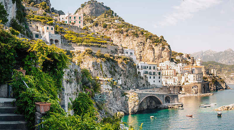 Sorrento on the Amalfi Coast of Italy.