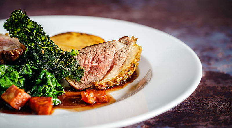 London food served at a restaurant in England