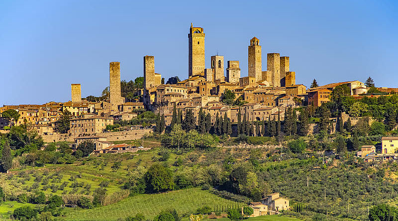 San Gimignano in Tuscany, Italy