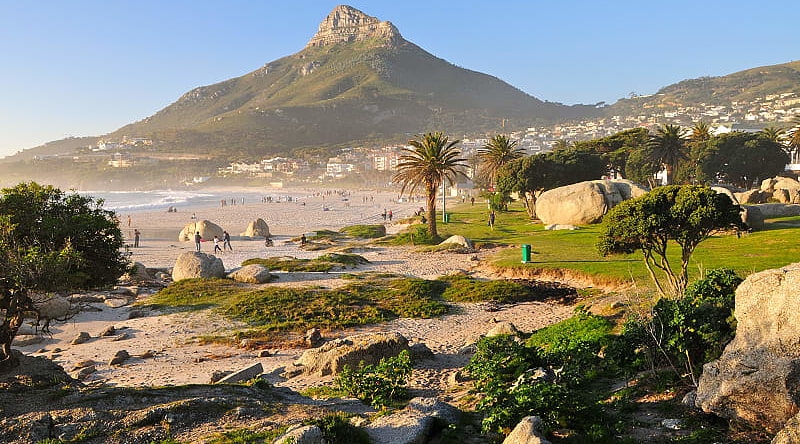 Lions head peak in Cape Town, South Africa.