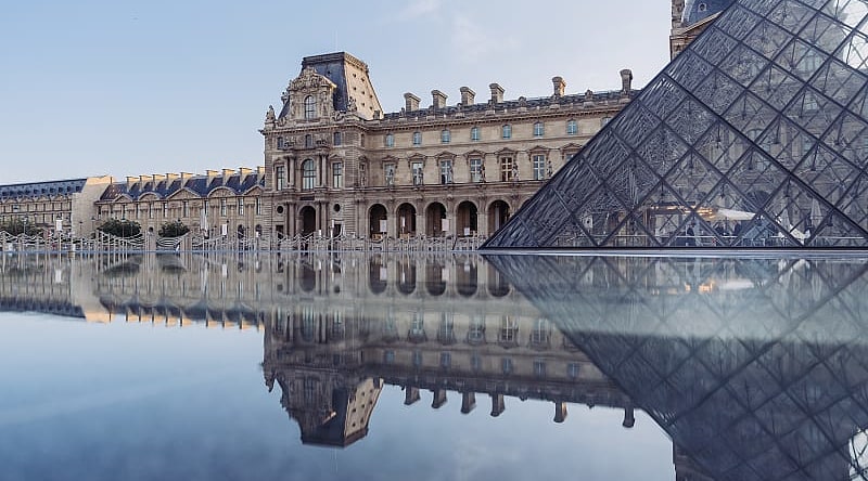 Louvre Museum in Paris, France