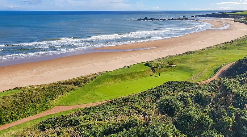 Golf course in Cruden Bay, Scotland