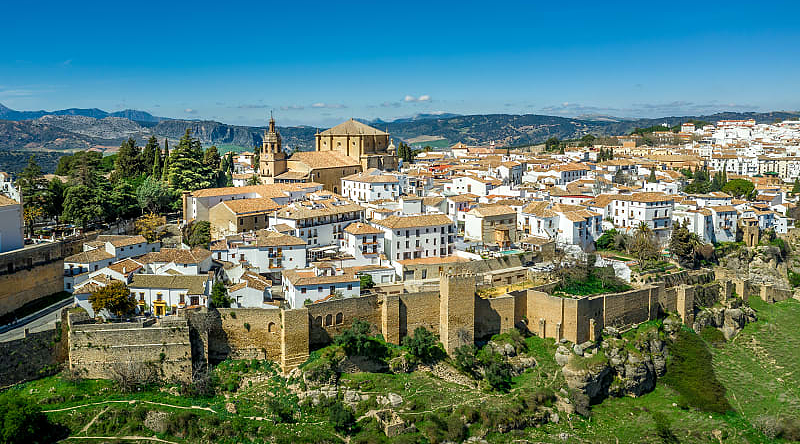 Medieval hilltop town of Ronda, Spain