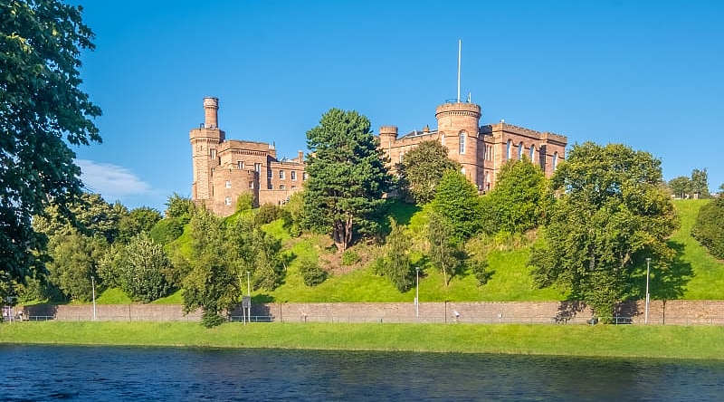 Inverness Castle in Scotland