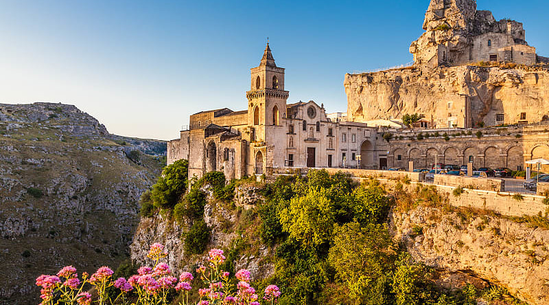 Ancient town of Matera in Italy