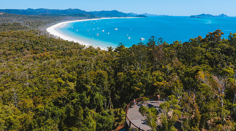 Whitehaven Beach on Whitsunday Island, Australia