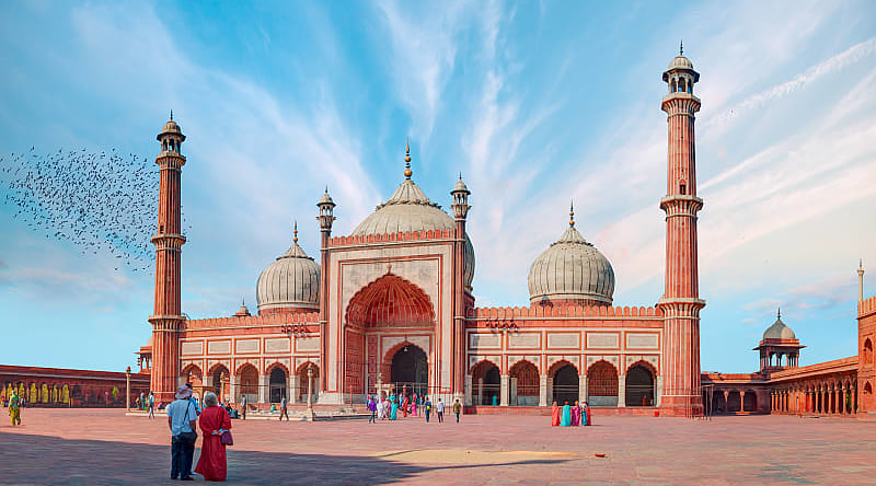 Jama Masjid Mosque in Delhi, India