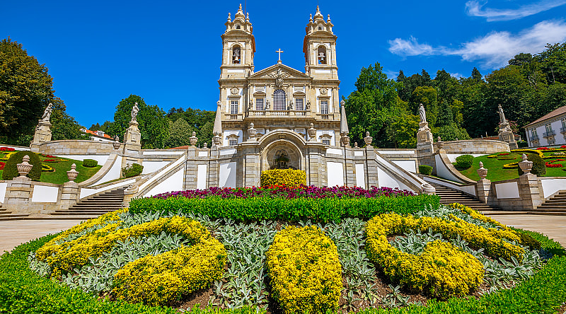 Church of Bon Jesus do Monte, historic center of Braga, Portugal