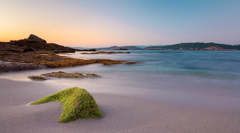 Beach on the Galician coast of Spain