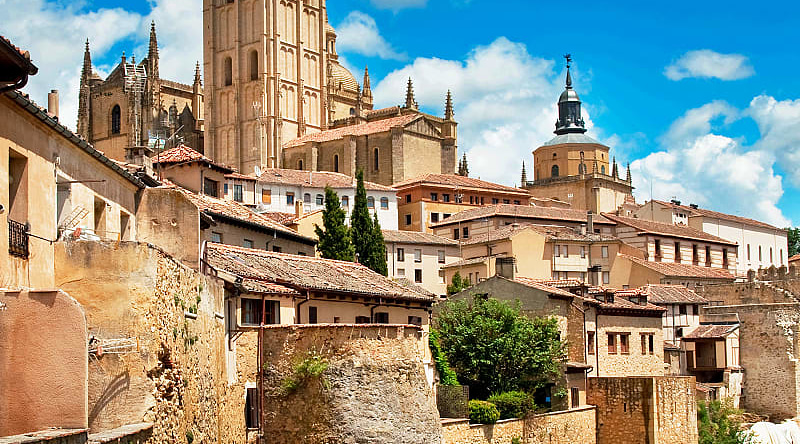 Old tow of Segovia, Spain