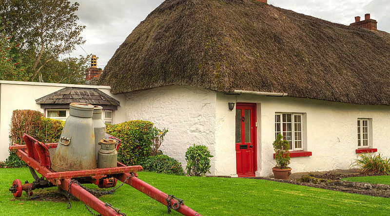 Authentic Limerick houses, will help you feel the atmosphere of real Ireland