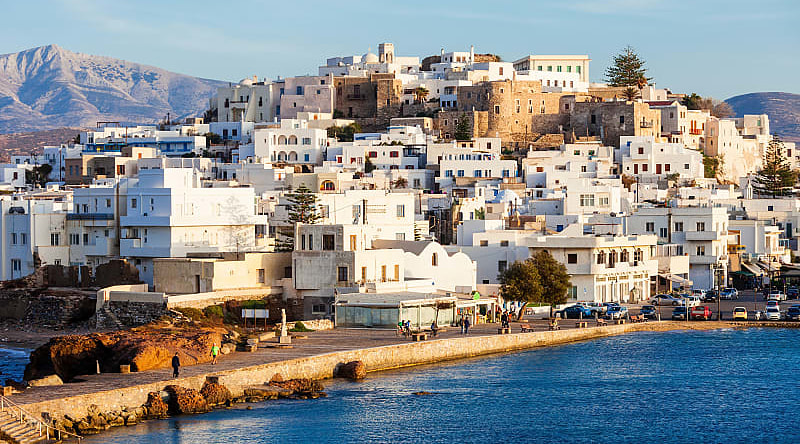 Naxos island in the Aegean Sea, Greece