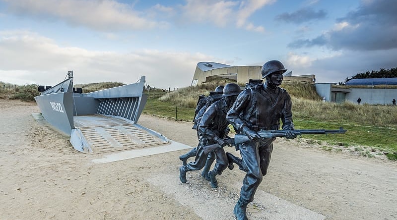 Utah Beach Memorial in Normandy, France