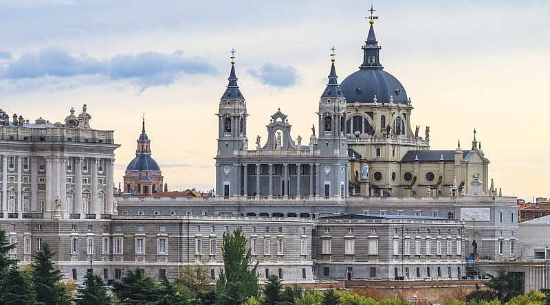 Majestic Almudena Cathedral, Madrid, Spain