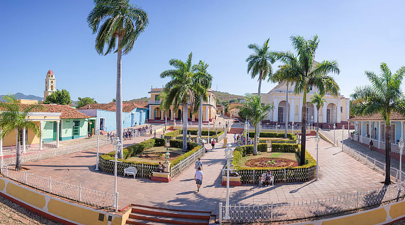 Plaza Mayor in Trinidad, Cuba