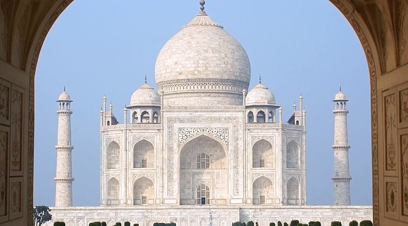 The Taj Mahal in Agra, India