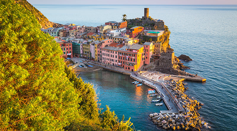 Vernazza town on Cinque Terre, Italy