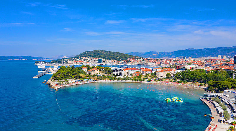Split Beach Bacvice, Croatia