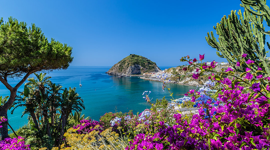 Sant'Angeli village on the Tyrrhenian sea, Ischia, Italy