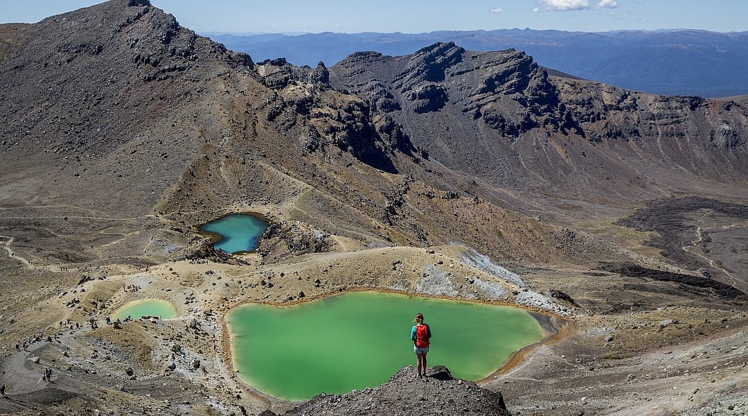 Tongariro Northern Circuit. Photo courtesy of Tourism New Zealand / Camilla Rutherford